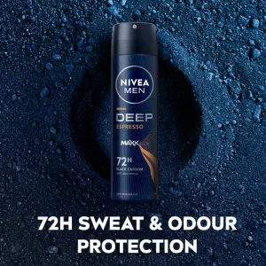 NIVEA MEN Deep antiperspirant v spreji pre mužov Espresso 150 ml