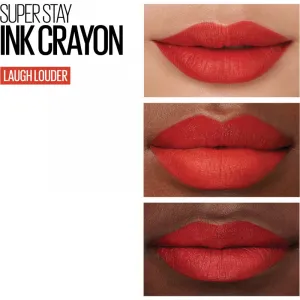 MAYBELLINE NEW YORK SuperStay Ink Crayon rúž v ceruzke odtieň 40 Laugh Louder 1.5 g