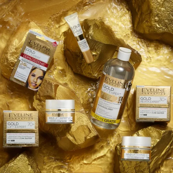 Eveline Cosmetics Gold Lift Expert denný a nočný krém 60+ s omladzujúcim účinkom 50 ml