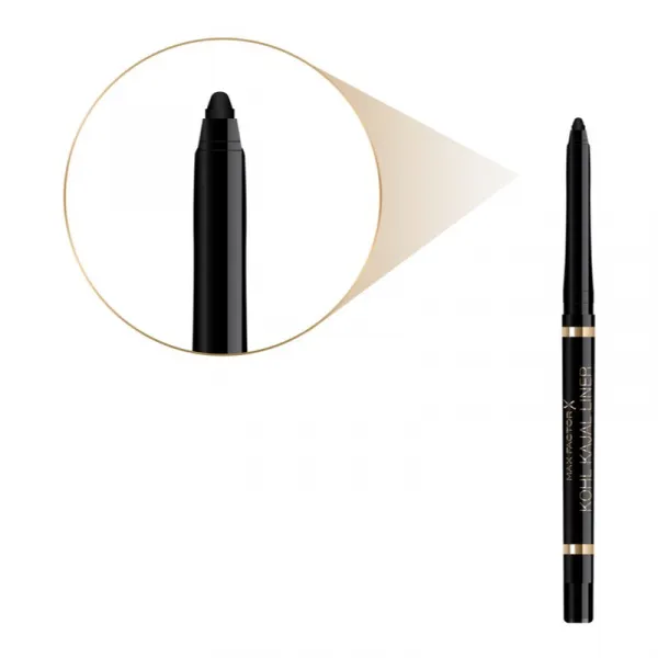 Max Factor Kohl Kajal Liner kajalová ceruzka na oči odtieň 001 Black 5 g