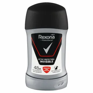 Rexona Active Protection+ Antiperspirant tuhý antiperspitant pre mužov Invisible 50 ml