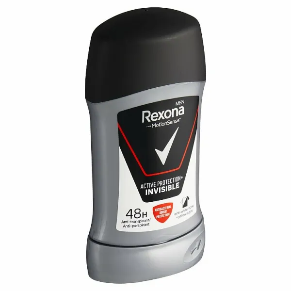 Rexona Active Protection+ Antiperspirant tuhý antiperspitant pre mužov Invisible 50 ml