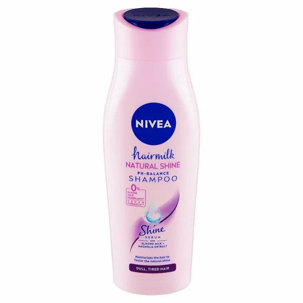Nivea Hairmilk Natural Shine ošetrujúci šampón 250 ml