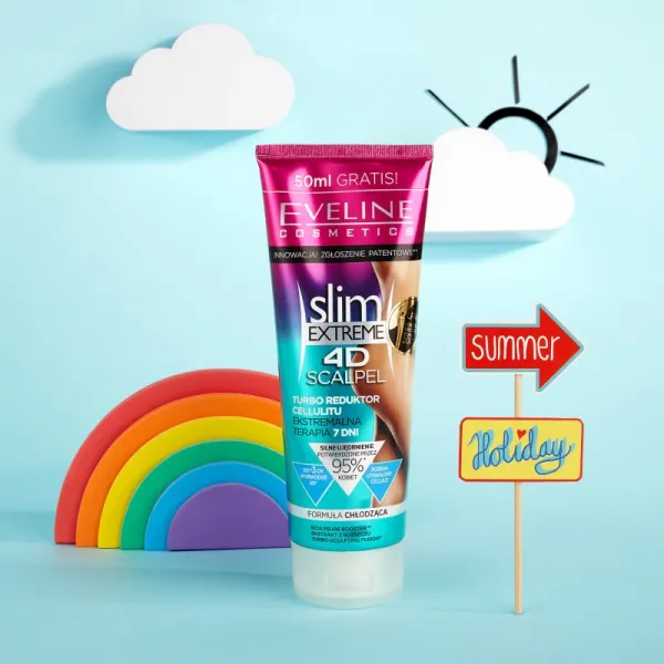 Eveline Cosmetics Slim Extreme 4D Scalpel sérum proti celulitíde s chladivým účinkom 250 ml