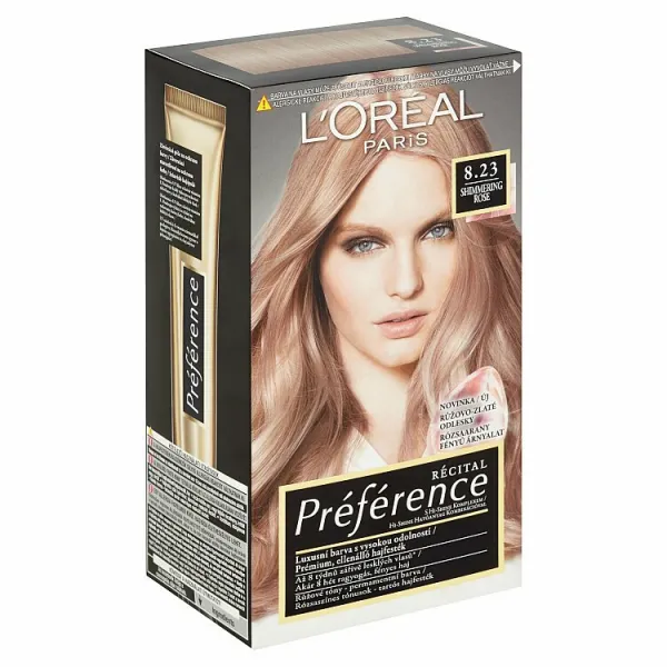L’Oréal Paris Préférence farba na vlasy odtieň 8.23 Medium Rose Gold 1 ks