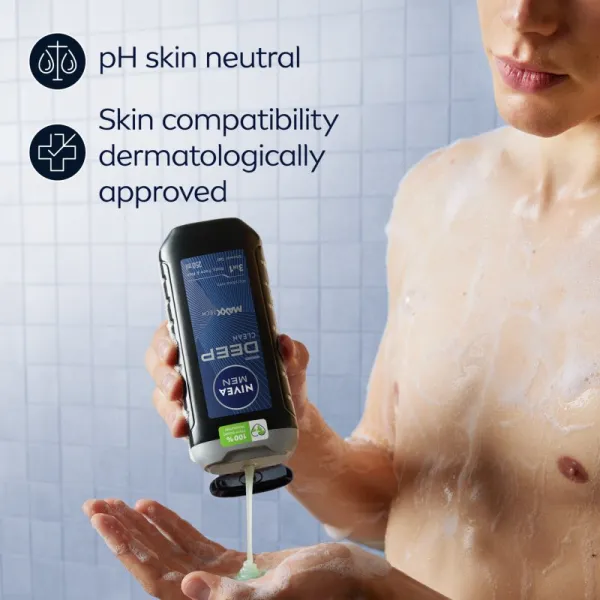 Nivea Men Deep sprchový gél pre mužov 250 ml