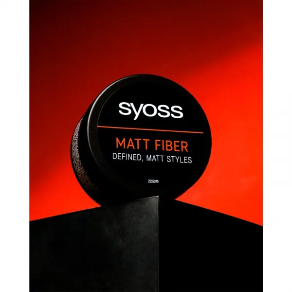 Syoss Matt Fiber zmatňujúca stylingová pasta pre fixáciu a tvar 100 ml