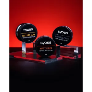 Syoss Matt Fiber zmatňujúca stylingová pasta pre fixáciu a tvar 100 ml