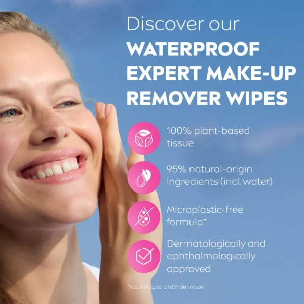 Nivea Expert odličovacie obrúsky 3 v 1 20 ks