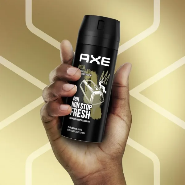 Axe Gold dezodorant v spreji pre mužov 150 ml