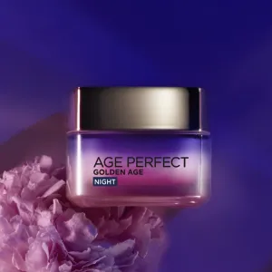 L’Oréal Paris Age Perfect Golden Age nočný protivráskový krém pre zrelú pleť 60+ 50 ml