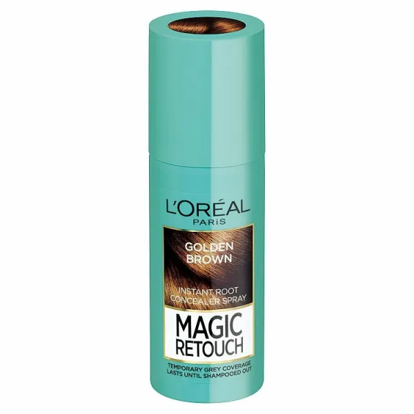 L’Oréal Paris Magic Retouch sprej pre okamžité zakrytie odrastov odtieň Golden Brown 75 ml