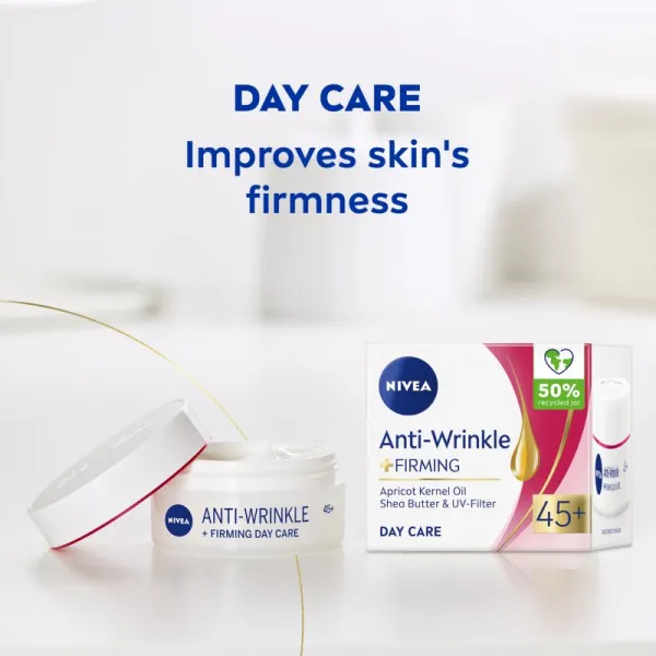 Nivea Firming spevňujúci denný krém proti vráskam 45+ 50 ml