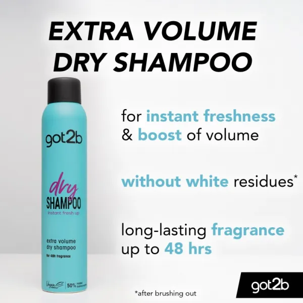 Suchý šampón got2b Extra Volume 200 ml