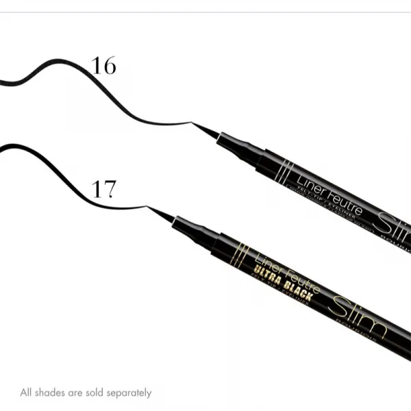 Bourjois Liner Feutre dlhotrvajúca ultra tenká fixka na oči odtieň 17 Ultra Black 0.8 ml