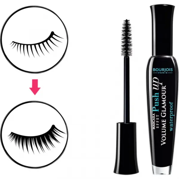 Bourjois Volume Glamour vodeodolná riasenka pre objem a natočenie rias odtieň 71 Black 7 ml