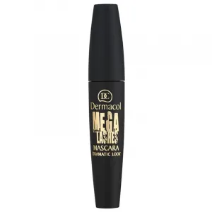 Dermacol Mega Lashes Dramatic Look riasenka pre objem a natočenie rias odtieň Black 13 ml