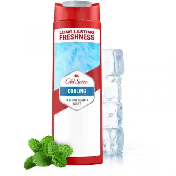 Old Spice Cooling 3 v 1 Sprchový Gél a Šampó Pre Mužov 400ml