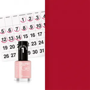 Rimmel London Super Gel By Kate Lak na nechty 12 ml 021 New Romantic