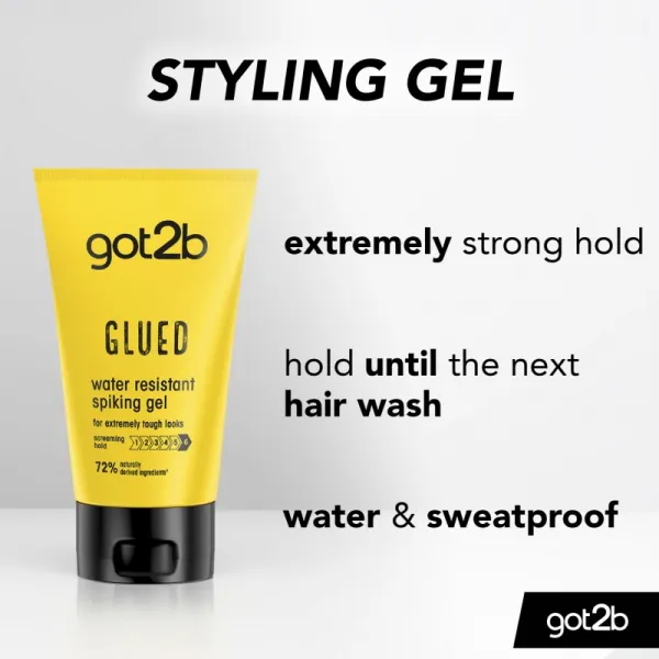 got2b Glued vodeodolný gél na vlasy 150 ml