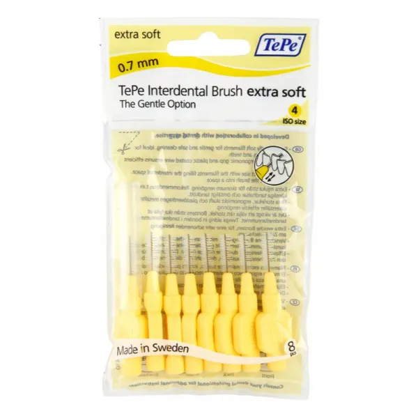 TePe Extra Soft medzizubné kefky 0,7 mm 8 ks