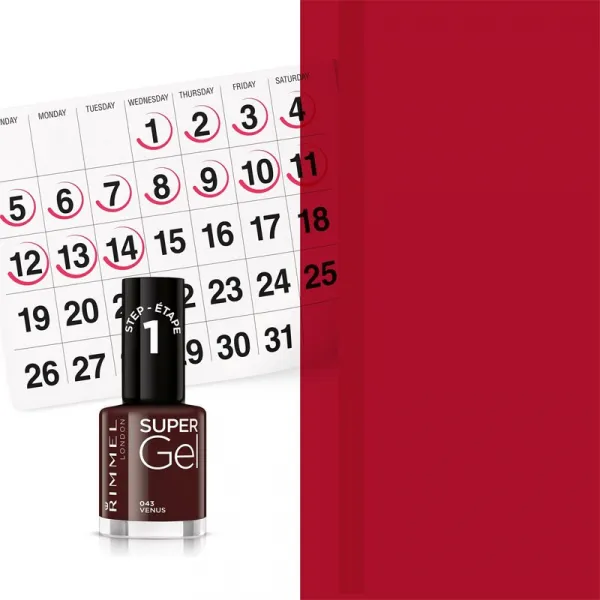 Rimmel London Super Gel Lak na nechty 12 ml 043 Venus