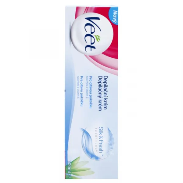 Veet Minima Sensitive Skin depilačný krém pre citlivú pokožku aloe vera a vitamín E 100 ml