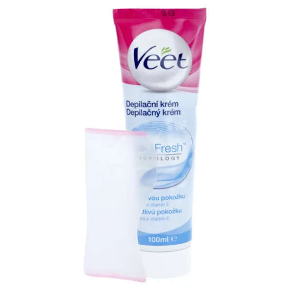 Veet Minima Sensitive Skin depilačný krém pre citlivú pokožku aloe vera a vitamín E 100 ml