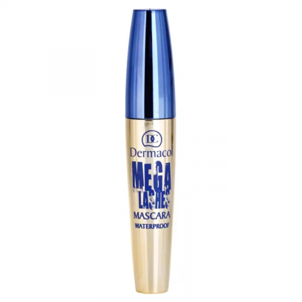 Dermacol Mega Lashes vodeodolná riasenka pre objem odtieň Black 12.5 ml