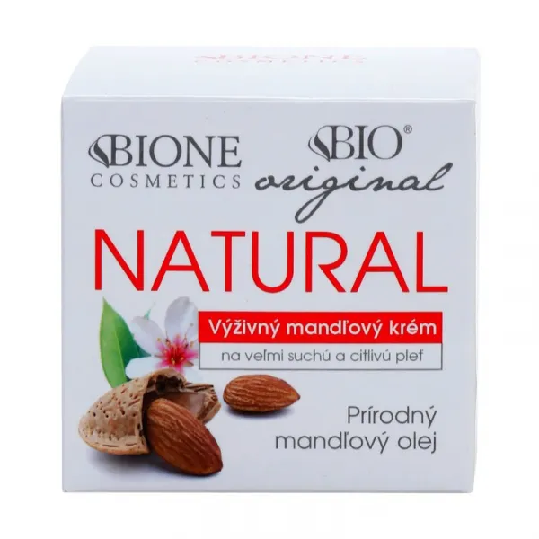 Bione Cosmetics Almonds extra výživný krém pre veľmi suchú a citlivú pleť 51 ml