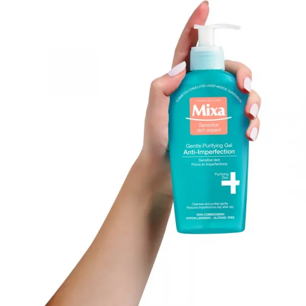 MIXA Anti-Imperfection čistiaci pleťový gél bez obsahu mydla 200 ml