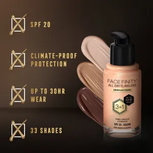 Max Factor Face Finity make up 3v1 SPF20 vegan 30ml 1ks