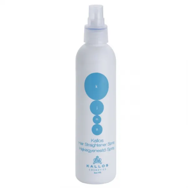 Kallos KJMN Professional Straightener Spray sprej pre tepelnú úpravu vlasov 200 ml
