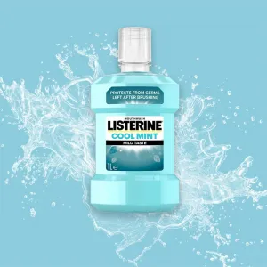 Listerine Cool Mint Mild Taste ústna voda 1 l