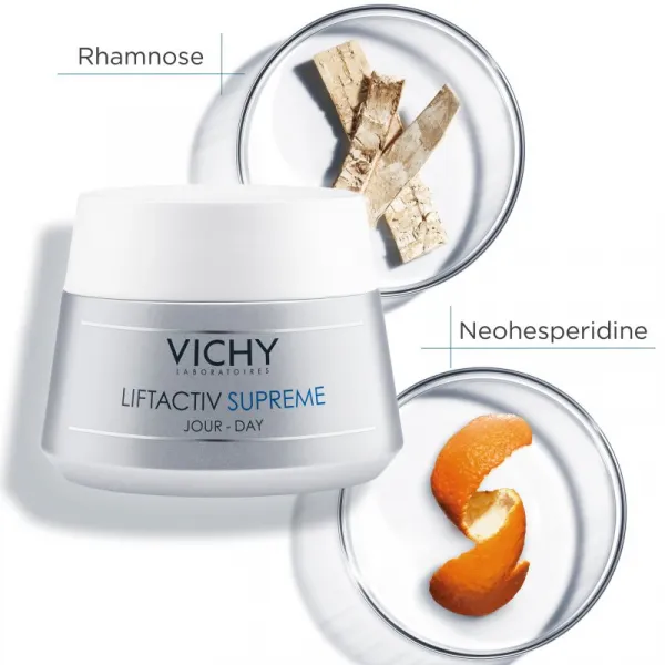 Vichy LIFTACTIV Supreme Korekčný spevňujúci denný krém na normálnu a zmiešanú pleť 50 ml