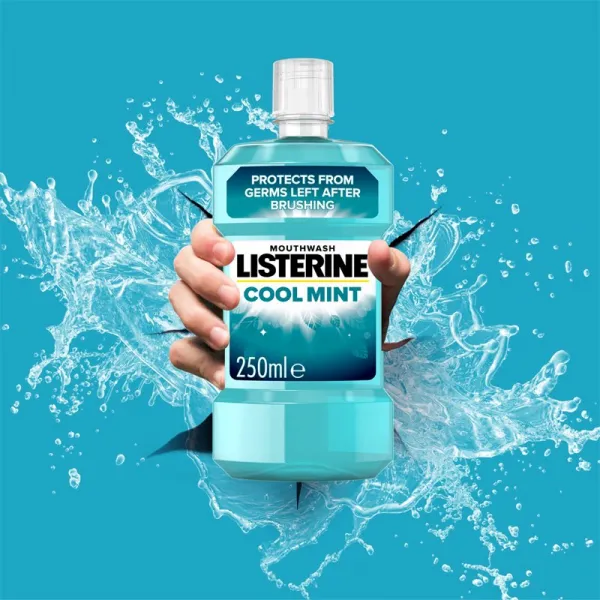 Listerine Cool Mint ústna voda pre svieži dych 250 ml