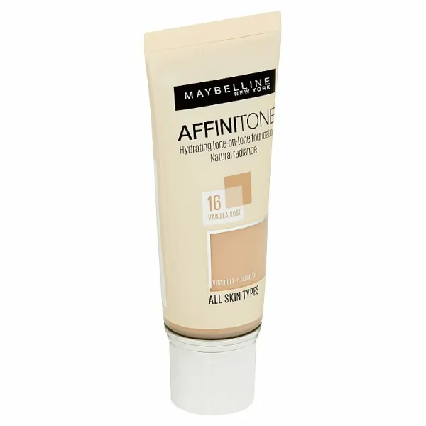 MAYBELLINE NEW YORK Affinitone hydratačný make-up odtieň 16 Vanilla Rose 30 ml