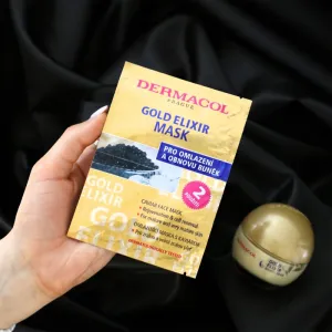 Dermacol Gold Elixir Pleťová maska 16 ml