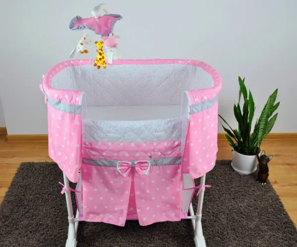 Kolíska Sweet Melody s diaľkovým ovládaním krémová