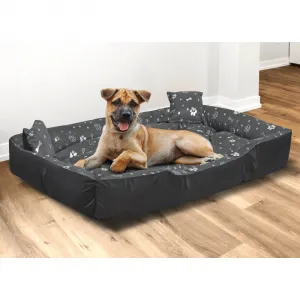 JAKS Vodeodolný pelech pre psa a mačku silver bones Pelech veľkosti: 75 x 65 cm