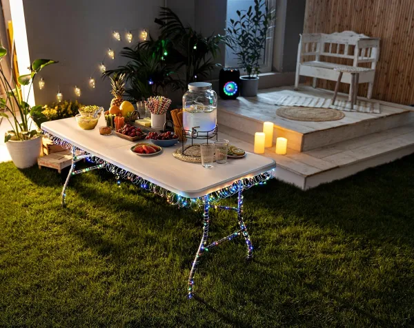 LED svetelná reťaz Pastel, 10 m, 100 LED