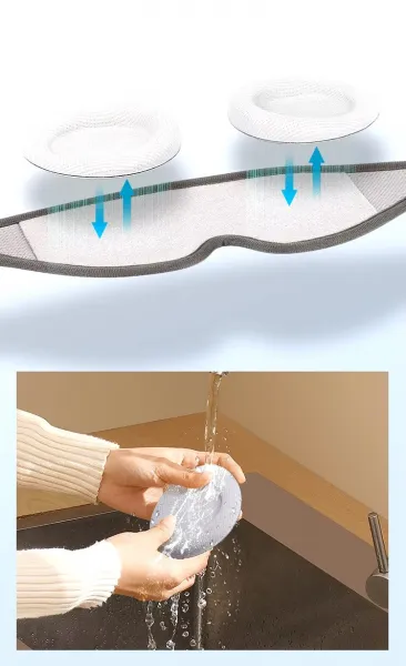 Earplugs.sk 3D Sleep mask - priedušná maska ​​na oči na spanie