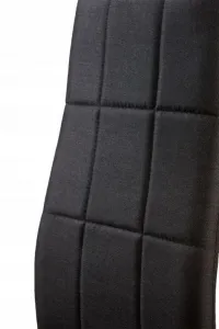 Súprava 4 stoličiek do jedálne, čierna
