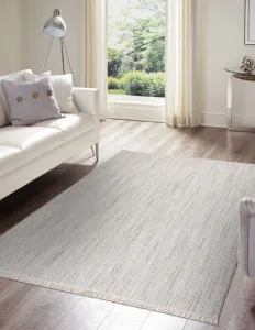 Koberec NANO EO78B biely / sivý