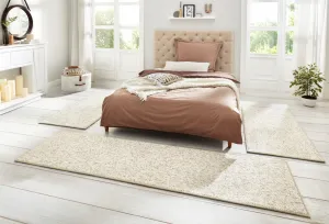BT Carpet - Hanse Home koberce DOPREDAJ: 3 díly: 67x140 (2x), 67x250 (1x) cm Ložnicová sada Wolly 102843 Creme - 3 diely: 67x140 (2x), 67x250 (1x) cm
