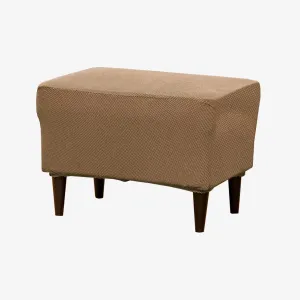 Potah na taburet Gisela, světle hnědý