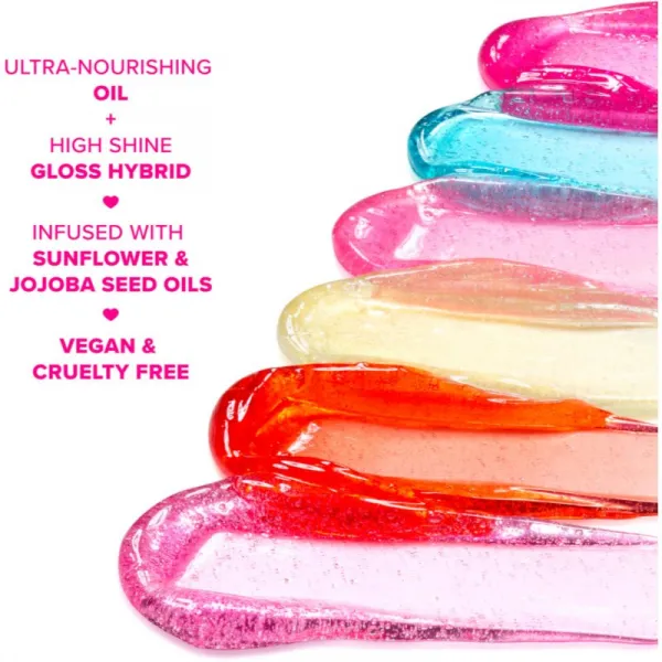 Too Faced Kissing Jelly Lip Oil Gloss olejový lesk na pery pre intenzívnu hydratáciu odtieň Grape Soda 4.5 ml