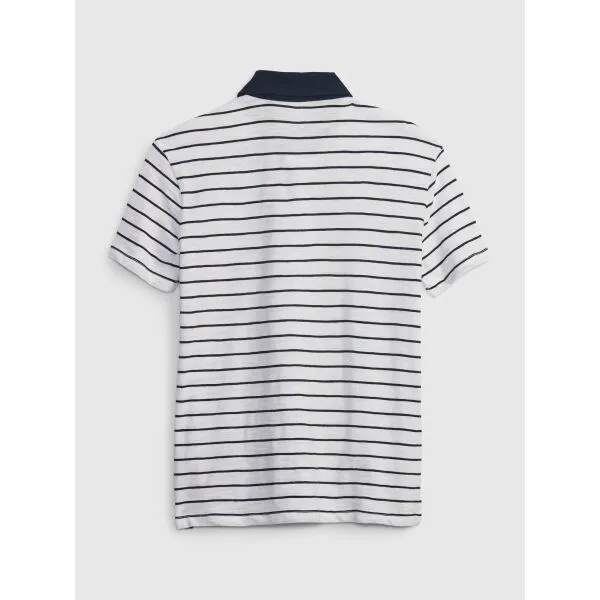 GAP JERSEY POLO Chlapčenské tričko, biela, veľkosť