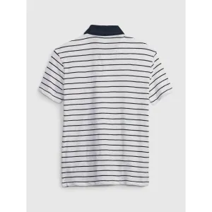 GAP JERSEY POLO Chlapčenské tričko, biela, veľkosť