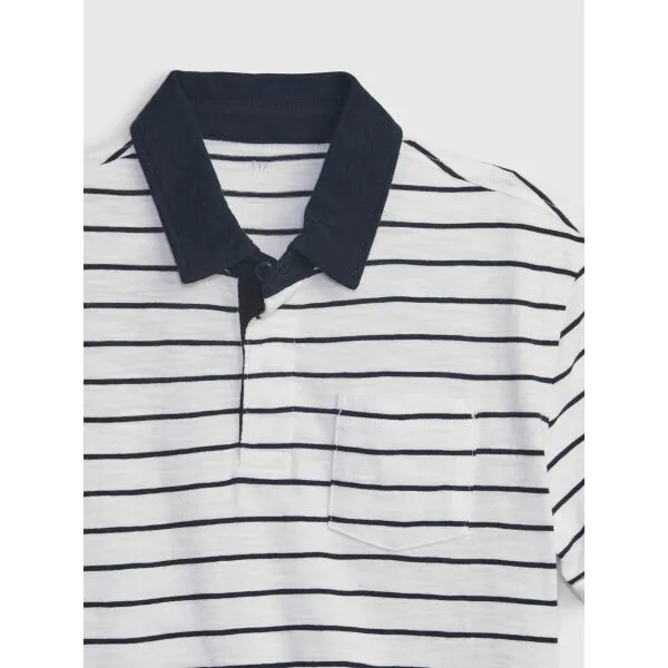 GAP JERSEY POLO Chlapčenské tričko, biela, veľkosť
